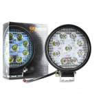 LED Pracovní světlo 9W (9 x 1W EPISTAR) 60° (kulaté) EPWL01