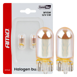 Halogenové žárovky WY5W 12V5W LumiTec AMBER CHROME (2ks)