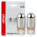 Halogenové žárovky WY5W 12V5W LumiTec CHROME (2ks)