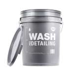 K2 Šedý detailingový kbelík "WASH" ​​​​20L - profesionální pro mytí aut