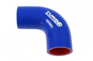 Silikonové koleno 90st TurboWorks Pro Blue 102mm