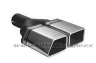 Koncovka výfuku dvojitá levá ULTER SPORT 86x54mm