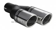 Koncovka výfuku dvojitá levá ULTER SPORT 90mm