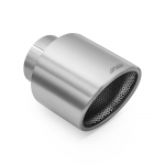 Koncovka výfuku univerzální zkosená kartáčovaná s difuzorem RM ø89mm / 50mm
