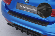 Plastová ochranná lišta zadního nárazníku CSR pro BMW 4 F36 - černá lesklá