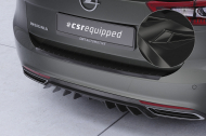 Plastová ochranná lišta zadního nárazníku CSR pro Opel Insignia B Sports Tourer - černá lesklá