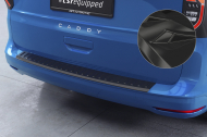Plastová ochranná lišta zadního nárazníku CSR pro VW Caddy 5 (Typ SB) - černá lesklá