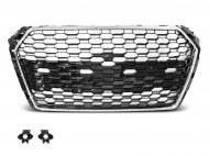 Maska AUDI A4 B9 15-19 RS4 style PDC chrom černá