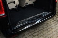 Nerezová ochranná lišta zadního nárazníku Mercedes-Benz V klasse W447 Vito III 14- grafitová