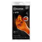 Nitrilové rukavice MERCATOR GoGrip ORANGE 4ks XXL