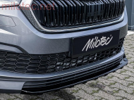 Ochranná lišta předního nárazníku - černý lesklý "klavírlak", Kodiaq Facelift