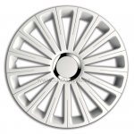 Ozdobné kryty kol, poklice 15" 4racing RADICAL PRO WHITE 4ks