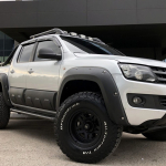 Plastové lemy blatníků pro VW Amarok MK1 2010-2016 s TÜV