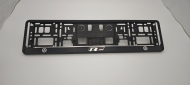 Podložka pod SPZ 3D - VW R-line - chrom line
