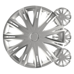 Ozdobné kryty kol, poklice Spark 15” stříbrná sada 4ks COLOR BOX