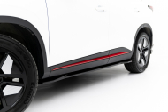 Prahové lišty Omoda 5 Mk1 černý lesklý plast