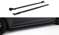 Prahové lišty Street pro + flaps Audi RS5 Sportback F5 černo červené