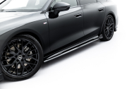 Prahové lišty V.2 Audi A6 S-Line C9 černý lesklý plast