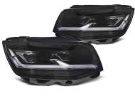 Přední světla Full LED, denní svícení, pro VW T6 2015-2019, černá