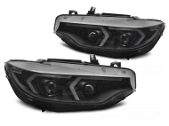 Přední světla s LED, pro BMW F32/F33 2013-2017 černá xenon