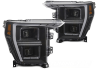 Přední světla s LED pro Ford F150 MK13 2020-2023 černá