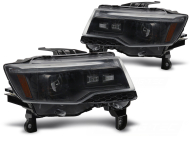 Přední světla s LED pro JEEP GRAND CHEROKEE 2014-2021 černá