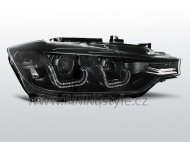Přední světla U-LED BAR denní světla BMW 3 F30/F31 černá 10- xenon