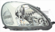 Přední světlo levé - TOYOTA YARIS 03-05 H4