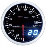 Přídavný budík DEPO Dual 60mm teplota spalin