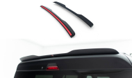 Prodloužení spoileru Ford Tourneo Courier Mk2 černý lesklý plast