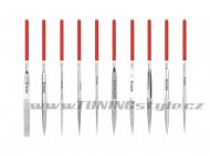 Sada pilníků jehlových diamantových 4 x 160 mm 10 ks 50 mm