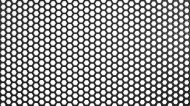 Plastová mřížka ABS Honey Comb Black 120x40cm 10x8mm