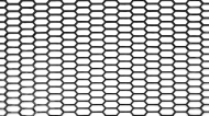 Plastová mřížka ABS Honey Comb Black 120x40cm 32x13mm