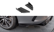 Splittery zadní boční Street Pro + flaps Mercedes-AMG C43 Coupe C205 Facelift černo červené