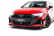 Spoiler pod nárazník lipa Audi RS3 Sedan 8Y Facelift carbon
