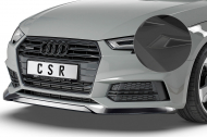 Spoiler pod přední nárazník CSR CUP pro Audi A4/S4 B9 (8W) S-Line 15-18 černý matný
