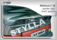 Spoiler zadní dveří spodní, křídlo 4-body Stylla Renault 19 htb 89-96