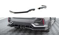 Spoiler zadního nárazniku Honda Civic Sport Mk 10 černý lesklý plast