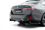Spoiler zadního narázníku V.1 BMW 5 / i5 M-Pack Sedan / Touring G60 / G61 černý lesklý plast