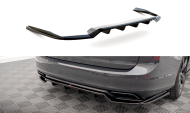 Spoiler zadního nárazníku Volvo V90 R-Design Mk2 černý lesklý plast