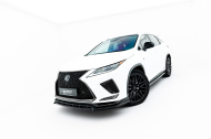 Spojler pod nárazník lipa Lexus RX F-Sport Mk4 Facelift černý lesklý plast