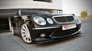 Spojler pod nárazník lipa Mercedes E-Class W211 AMG Před facelift carbon look