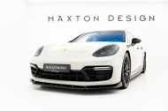 Spojler pod nárazník lipa Porsche Panamera GTS Sport Turismo 971 Facelift černý lesklý plast