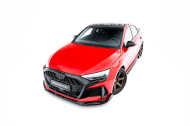 Spojler pod nárazník lipa V.3 Audi RS3 Sedan 8Y Facelift černý lesklý plast