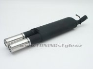 Sportovní výfuk ULTER SPORT Univerzální , vstup vlevo , koncovka double 80mm typ 5