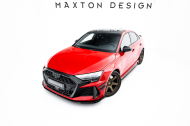 Street pro spojler pod nárazník lipa + flaps Audi RS3 Sedan 8Y Facelift černý