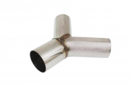 Rozdvojovací trubka Y 90st 51/51mm 304SS