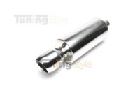 Univerzální Sportovní celonerezový výfuk s koncovkou 110mm ovalné,zkosené