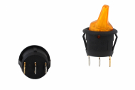 Přepínač Flip ON-OFF 3PIN Led Žlutý