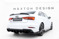 Zadní difuzor V.2 Audi RS3 Sedan 8V Facelift černý lesklý plast